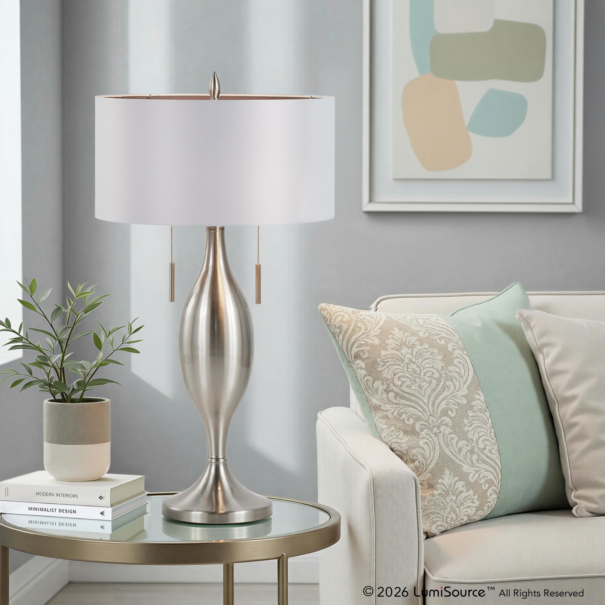 Anabelle 32" Metal Table Lamp - Set Of 2